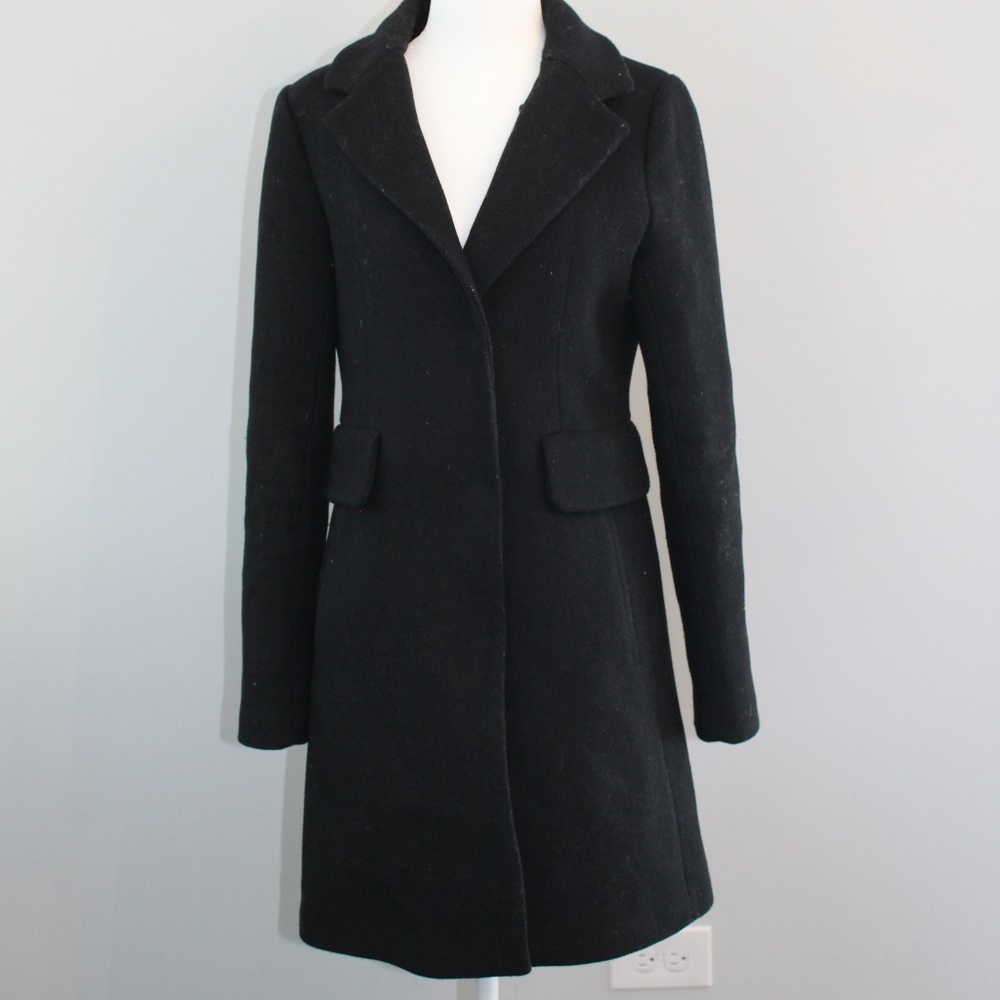 Black Kate Spade Pea Coat (XS)